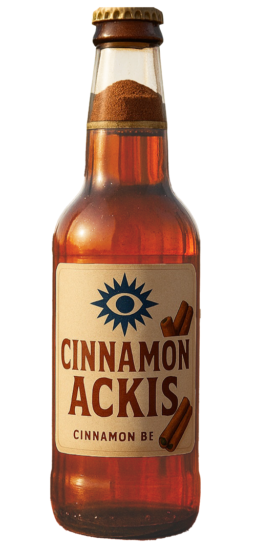 Cinnamon Ackis Soda Bottle